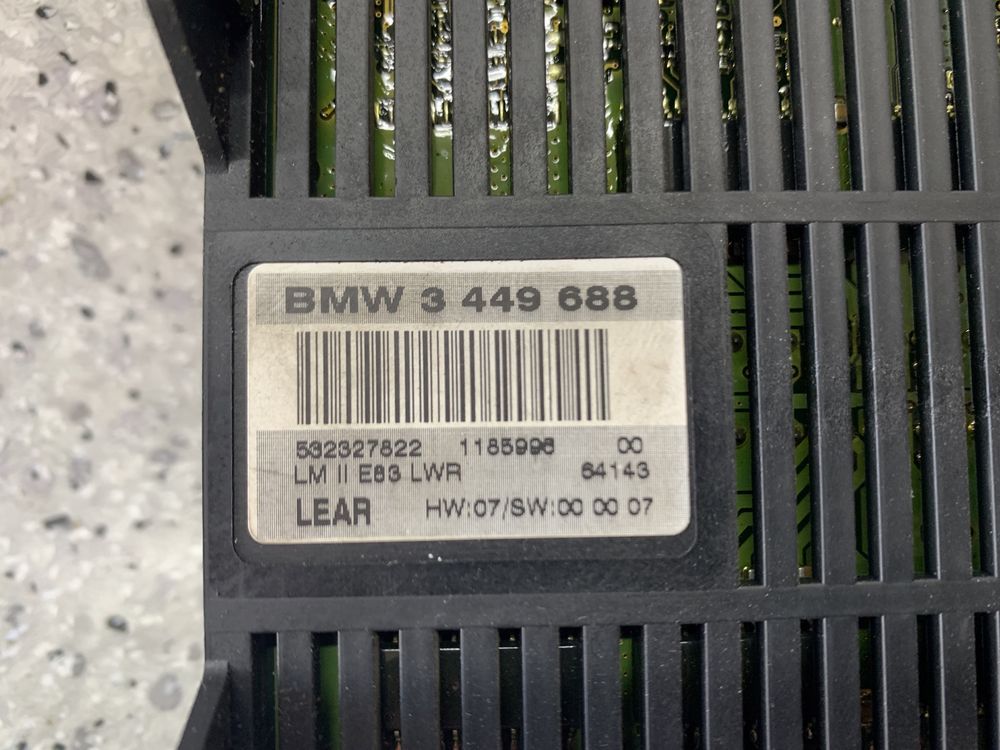 Moduł Sterownik Świateł BMW E83 X3 Lift Lci