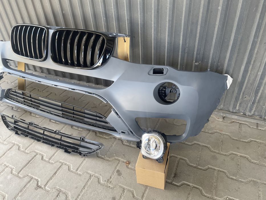 Бампер передній решітки туманки ноздрі BMW X3 F25 X4 F26