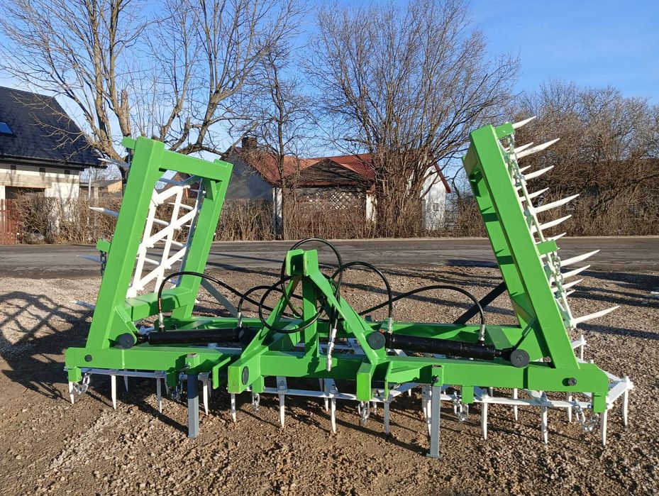 BRONY HYDRAULICZNIE składane ciężkie polowe -5pól -2 siłowniki-20 ząb