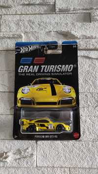 Porsche 911 GT3 RS yellow Gran Turismo Hot Wheels