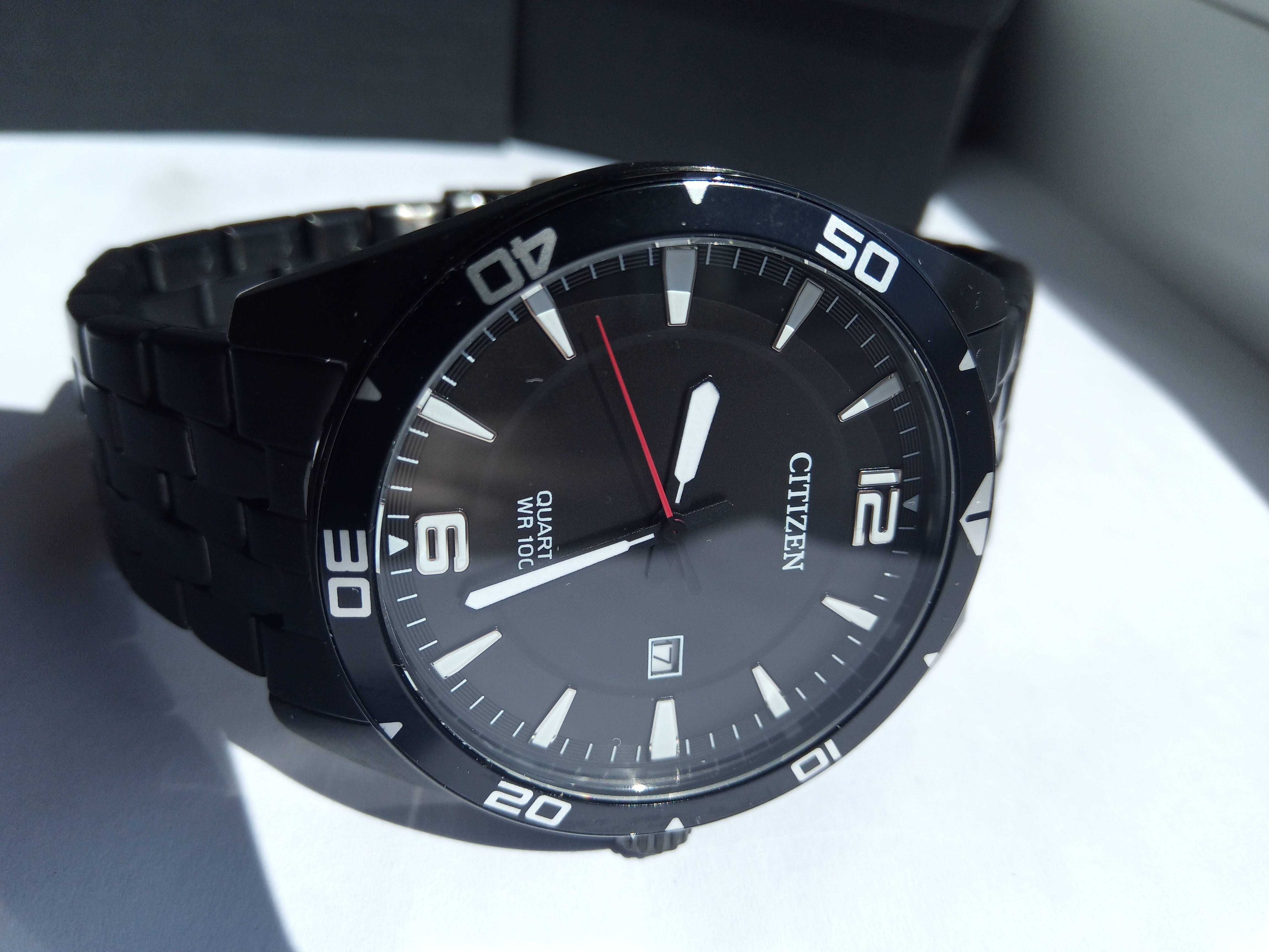 Современные японские мужские часы Citizen BI5055-51E. РРЦ $210
