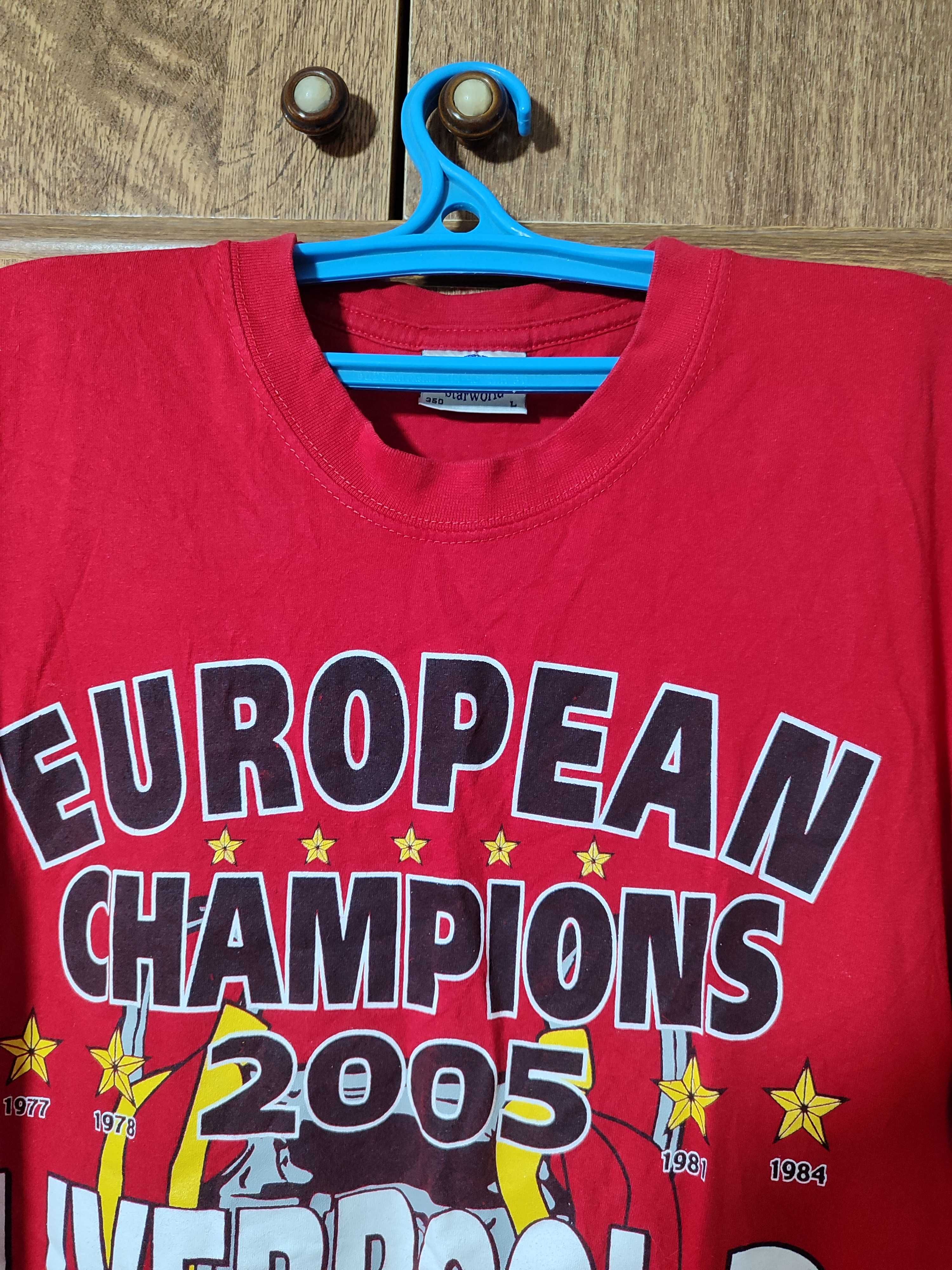 Футболка Ліверпуль переможець Ліги Чемпіонів Liverpool 2005 розмір M/L