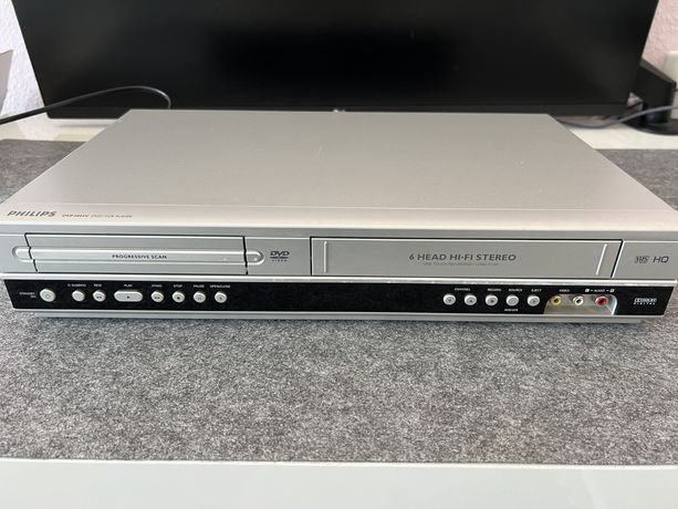 #1001 Philips DVP3055V /02 combo odtwarzacz dvd wideo magnetowid