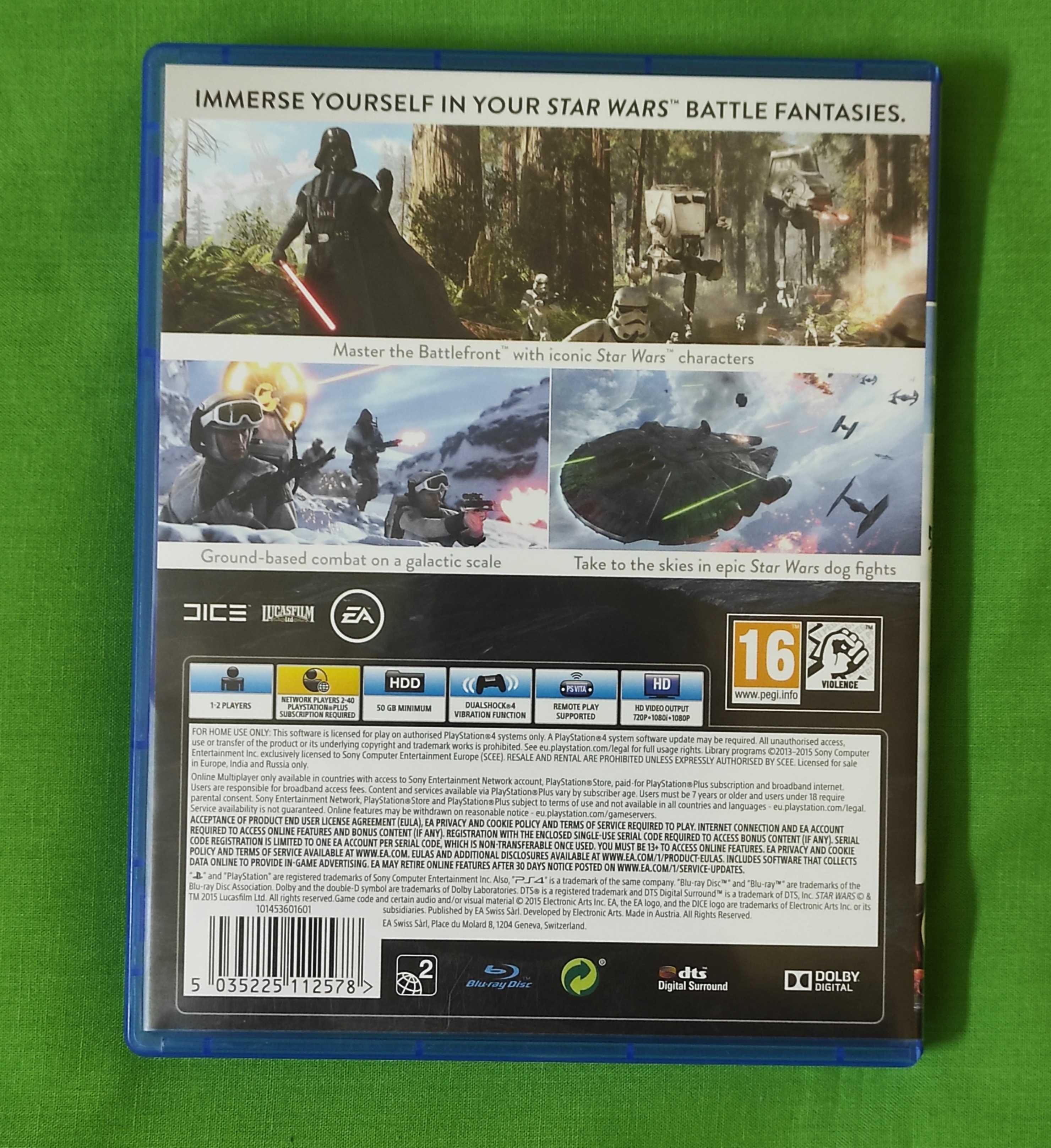 Игровой диск BATTLEFRONT - для игровой консоли PlayStation 4