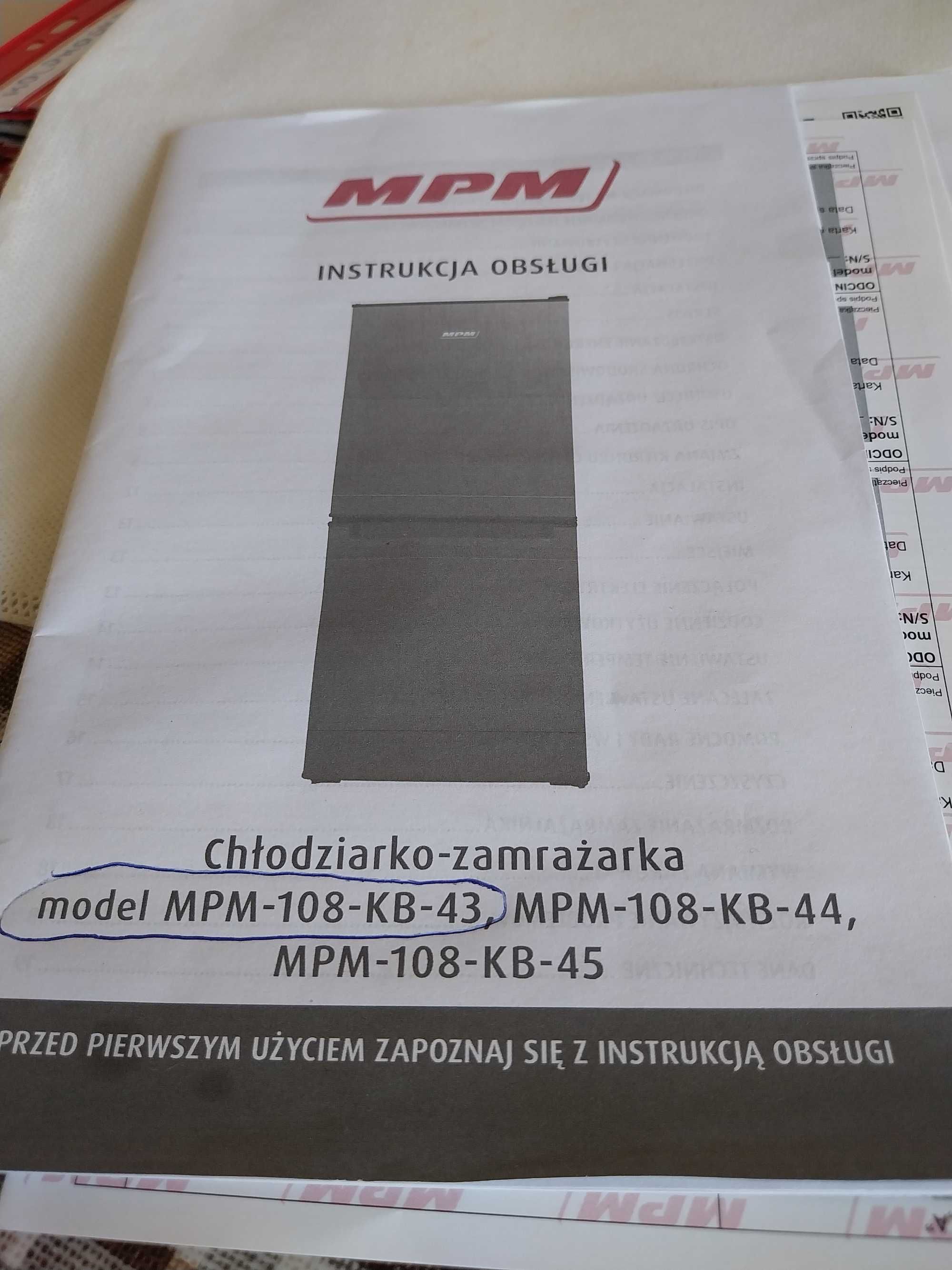 Do sprzedania chłodziarko-zamrażarka MPM