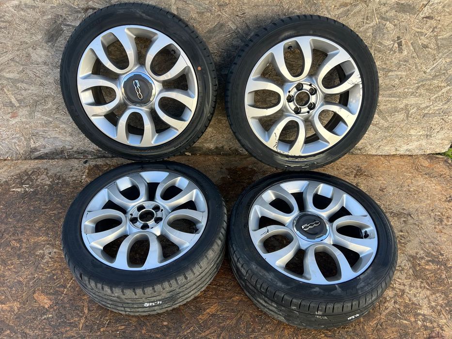 KOŁA FELGI KOMPLET FIAT 500L 7Jx17 H2 ET41 735585994 5x98