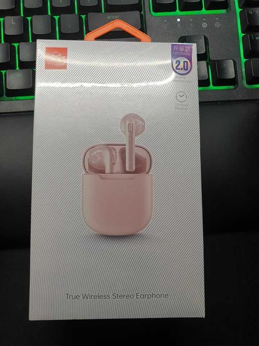 słuchawki Bluetooth Dynamic TWS różowe