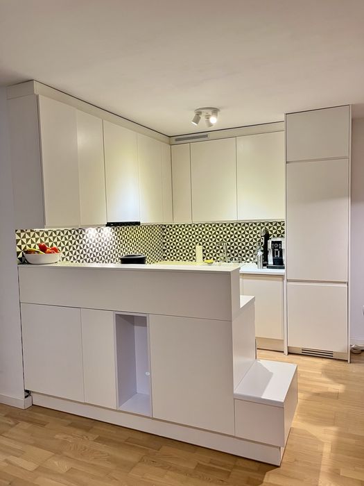 Zabudowa kuchenna biala mat