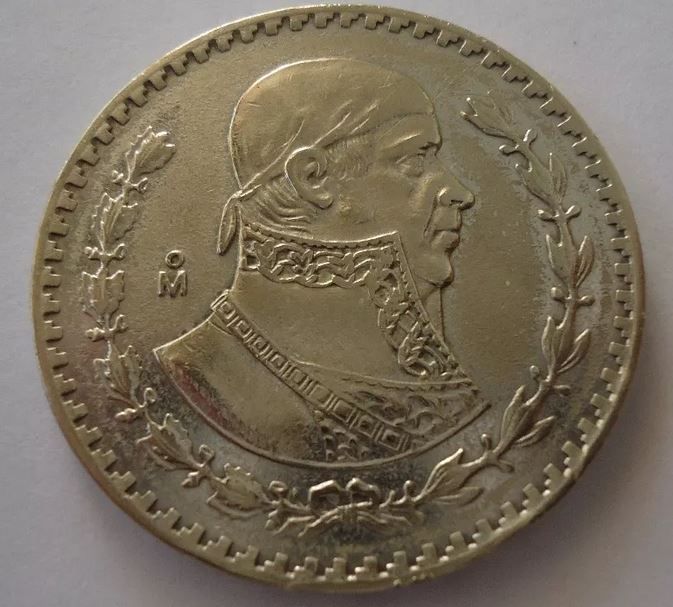 México - Moeda Prata 1 Peso de 1963