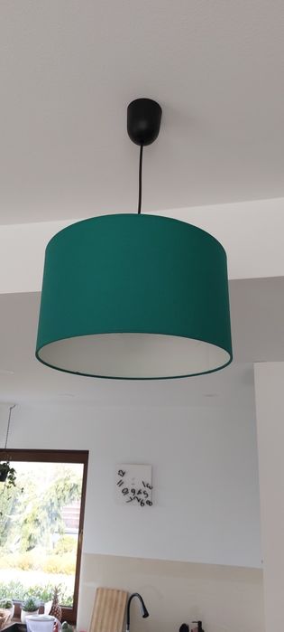 Lampa wisząca okrągła zielona