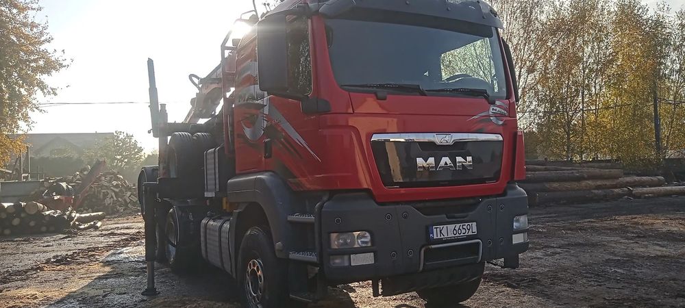 MAN TGS 26.540 6X4 BL  Samochód ciężarowy MAN w komplecie z wózkiem.