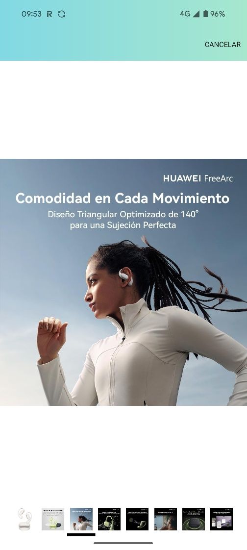 Huawei Freebuds Free Arc Novos e selados na caixa - Branco e Preto
