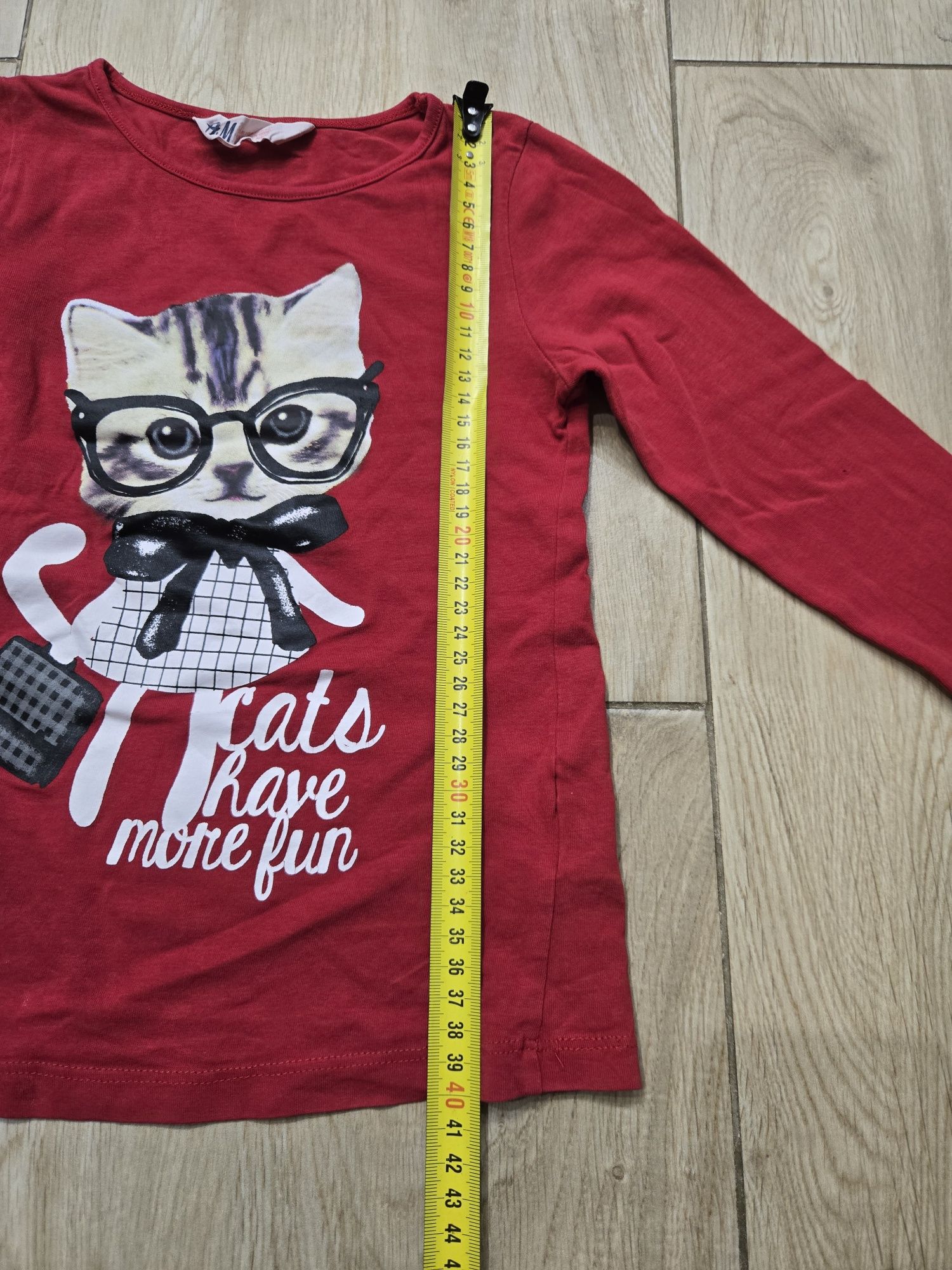 Bluzka H&M kot rozm. 110/116