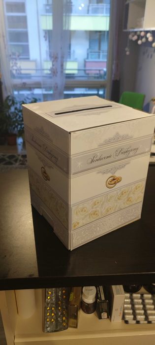Pudełko ślubne na koperty bądź pieniądze