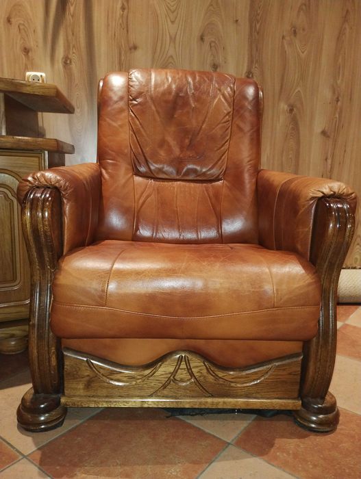 Fotele skórzane używane