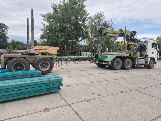 MAN TGS 33.540 z przyczepą DIEBOLT