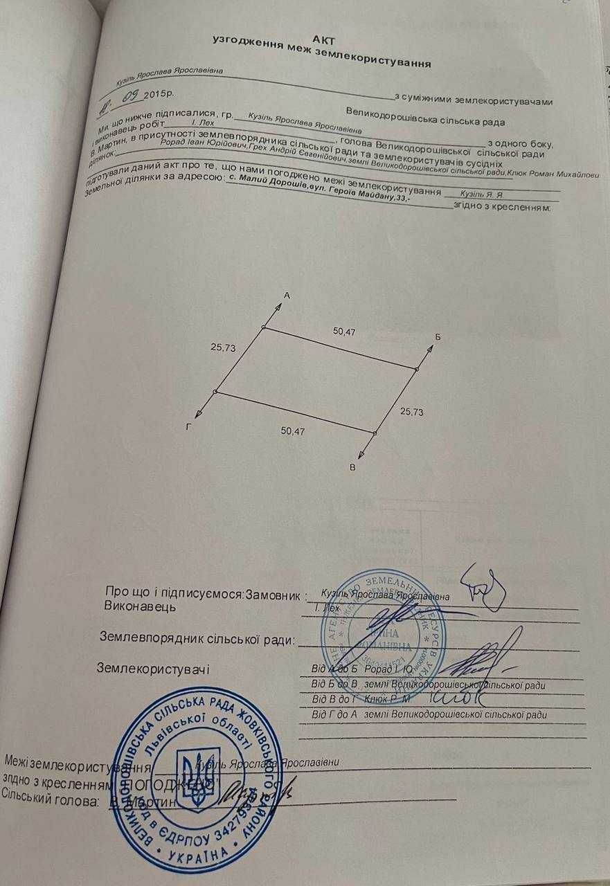 Продаж ділянки під житлову забудову