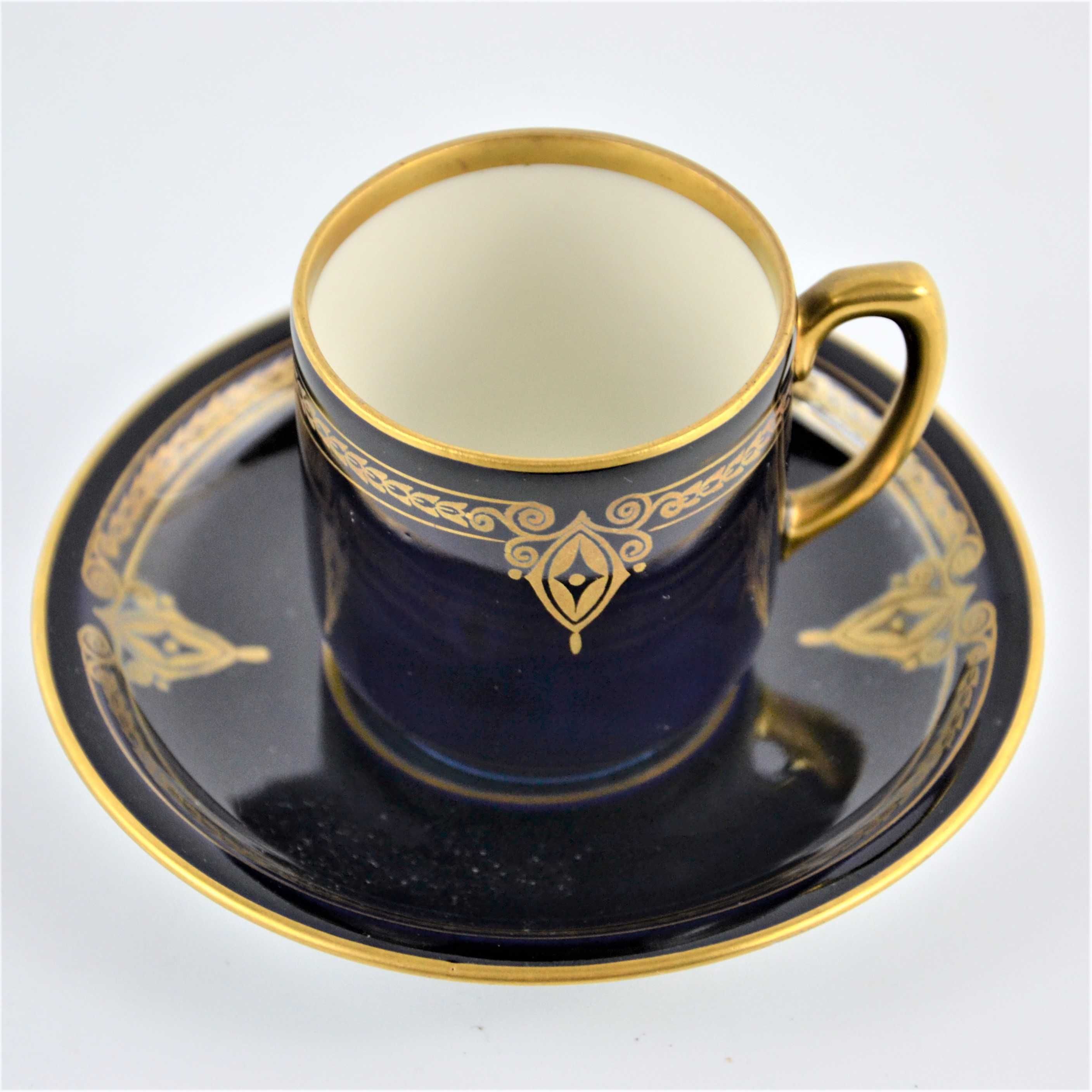 Filiżanka demitasse Fraureuth Saksonia 1899/1926