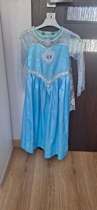 Elsa Frozen sukienka na bal, Kraina Lodu rozmiar 128