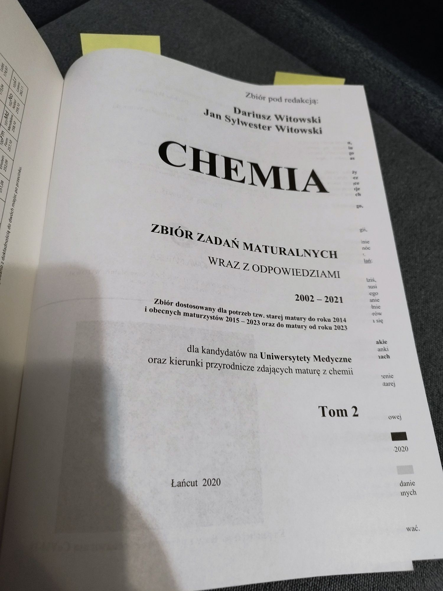 Chemia Witowski zbiór 1,2,3,4 część.