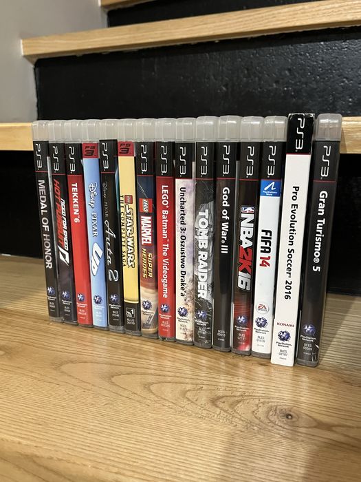 Zestaw 15 gier na konsole PS3