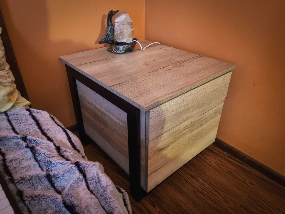 Biurko loft z kontenerem