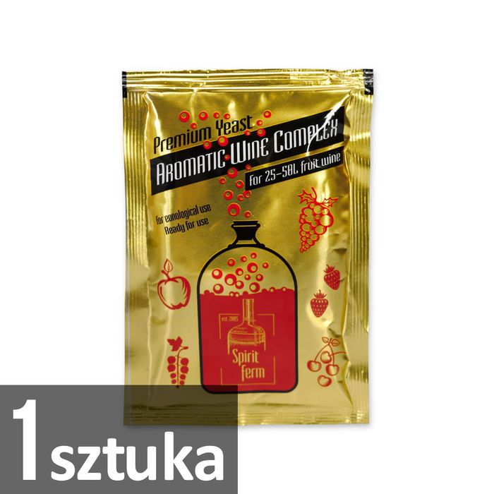 Drożdże winiarskie z pożywką - aromatic wine complex - 40 g - 25-50 l