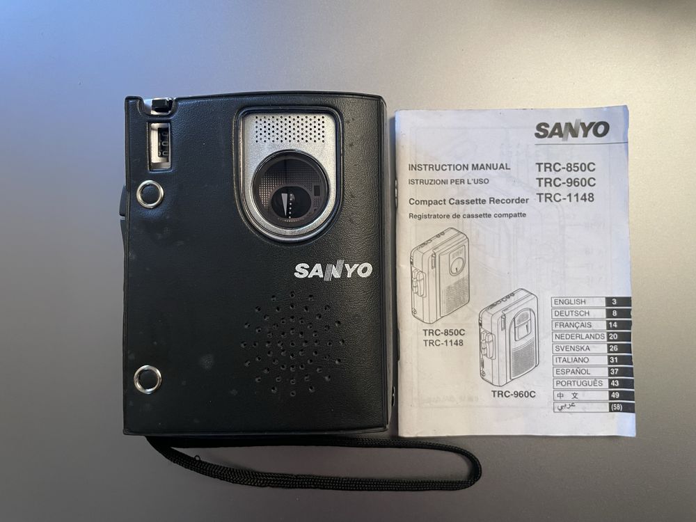 Leitor e gravador walkman com proteção