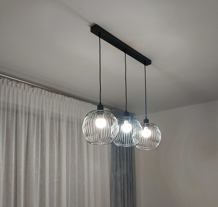 LAMPA wisząca sufitowa żyrandol LOFT DRUT