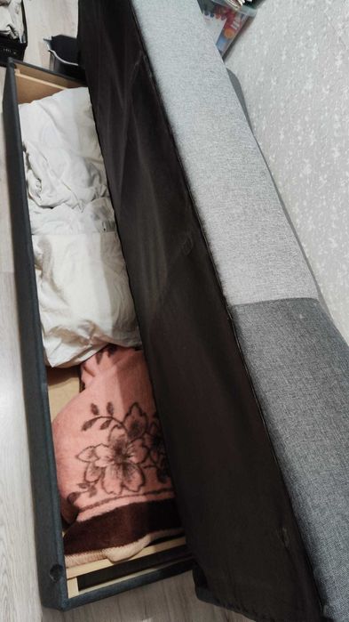 Kanapa rozkładana sofa wersalka z komorą na pościel