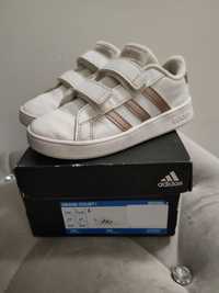 Buty dziecięce dziewczęce Adidas Grand court rozm 27