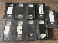 Kasety VHS zestaw 9 sztuk
