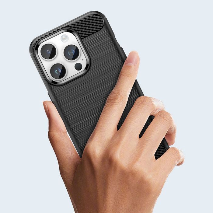 Etui Carbon Case iPhone 14 Pro Max Czarny - Ochrona i Elegancja