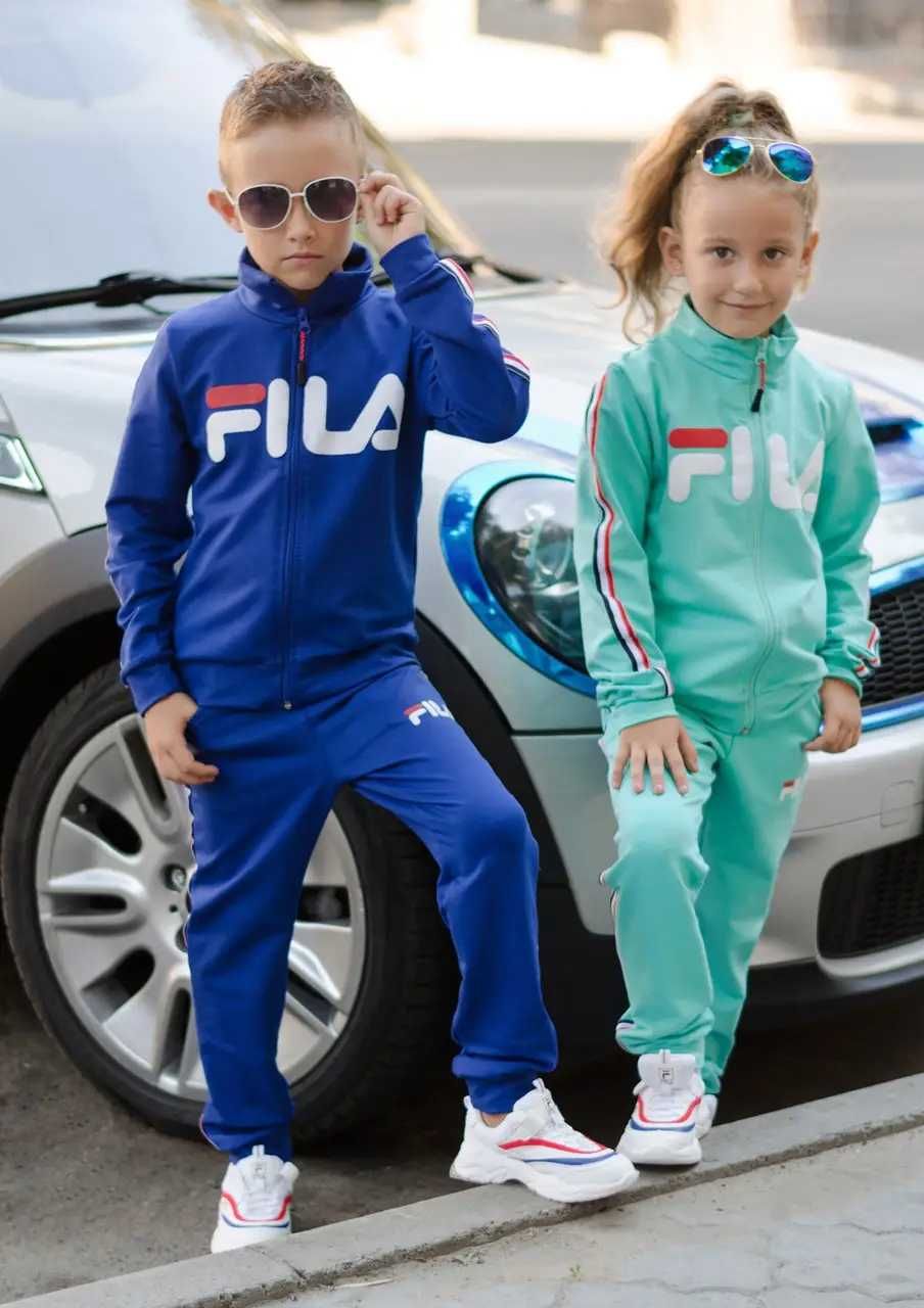 Детский спортивный костюм FILA для мальчика и девочки весенний