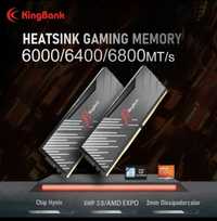 Оперативна память King Bank DDR5 32Gb (2x16Gb) 6400MHz RGB Hynix A-DIE