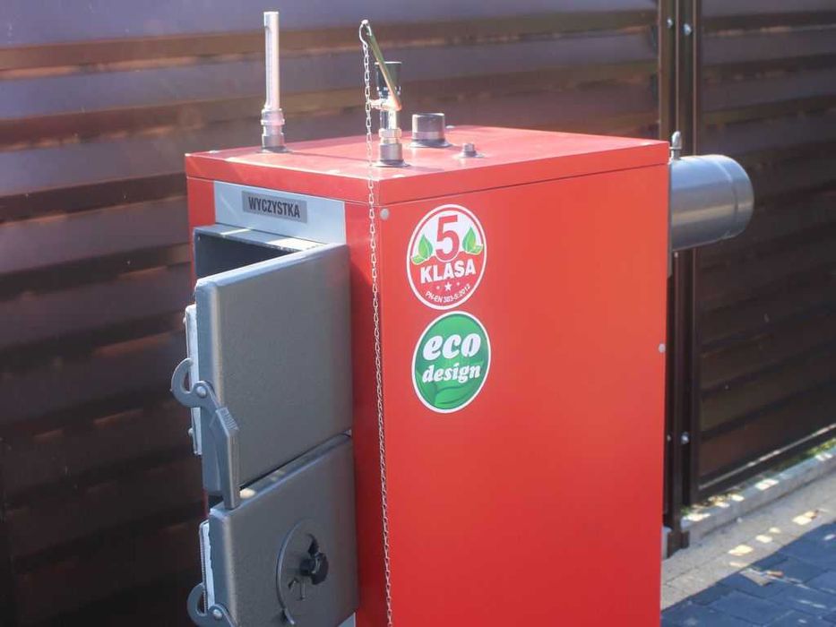 Kocioł piec 5KLASA 24KW na węgiel i drewno do250m2 kotły co CERTYFIKAT