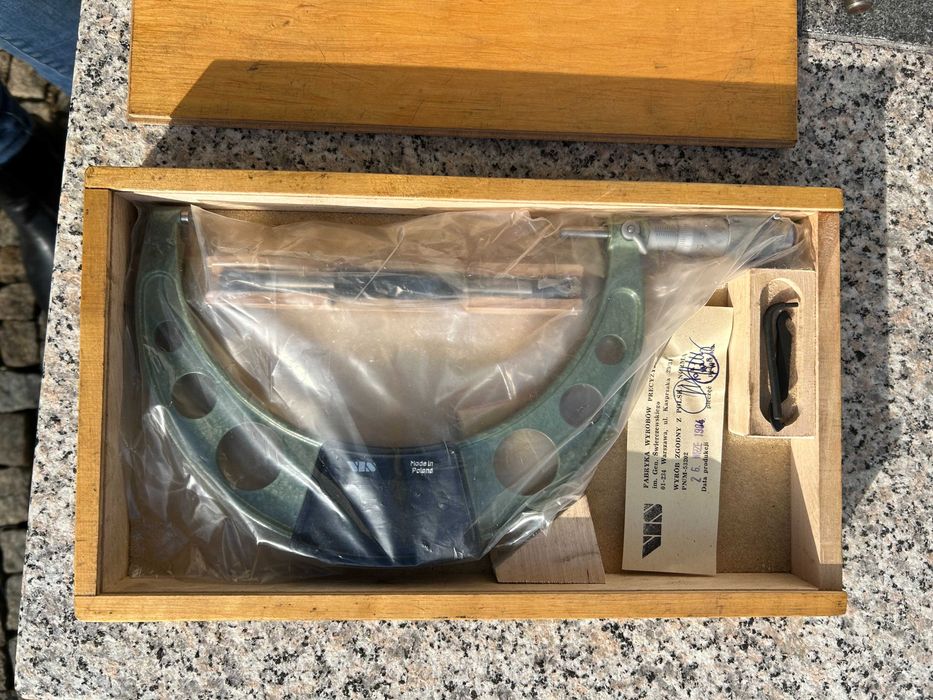 mikrometr 150-175 polski FWP nowy końcówki z węglika