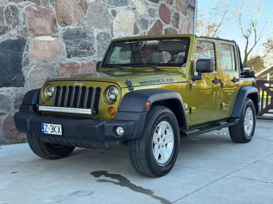 Jeep Wrangler Unlimited 4D / 2007 / Benzyna + LPG / Hak / Audio