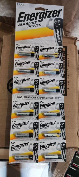 Батарейка Energizer Alkaline Power АА\AAA Карта (12 шт) . Есть ОПТ!