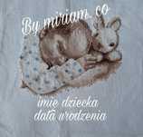 metryczka Sen z Zajaczkiem obrazek haft krzyzykowy