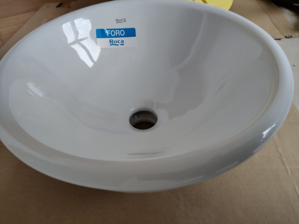 Umywalka wpuszczana w blat Roca FORO, 36 cm, nowa