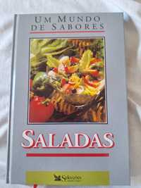 Livro Saladas  "Um Mundo de Sabores"