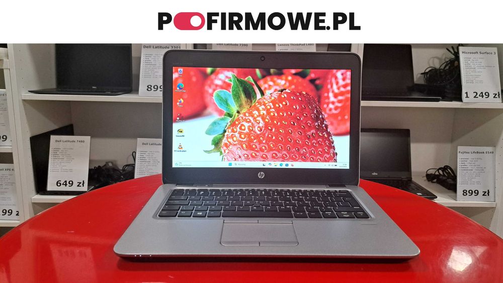 Lekki Laptop HP EliteBook 820 G3 12" i5 8GB/256SSD Win11 Gwarancja