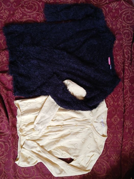 2x sweter sweterek narzutka