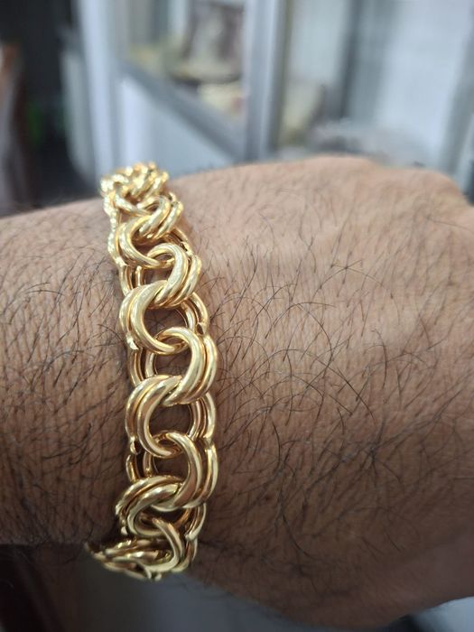 Pulseira ouro 19k nova