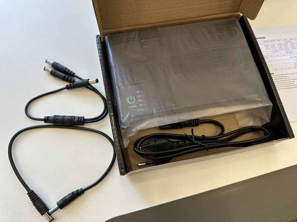 Дбж для роутера dc1018p 18W mini ups 10400 yepo dc1036p