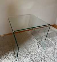 Wielofuncyjny stolik szklany z giętego szkła