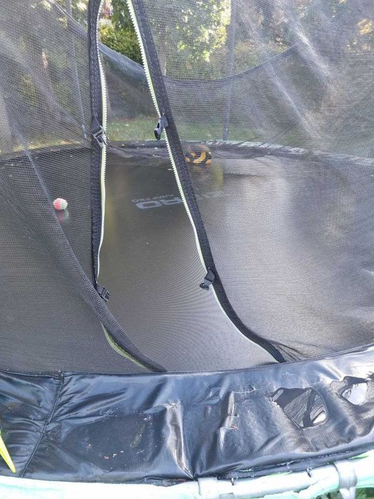 Trampolina ogrodowa Zipro z siatką wewnętrzną 10FT 312cm (Uszkodzona)