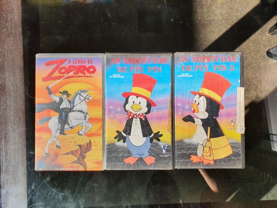 VHS - Filmes infantis