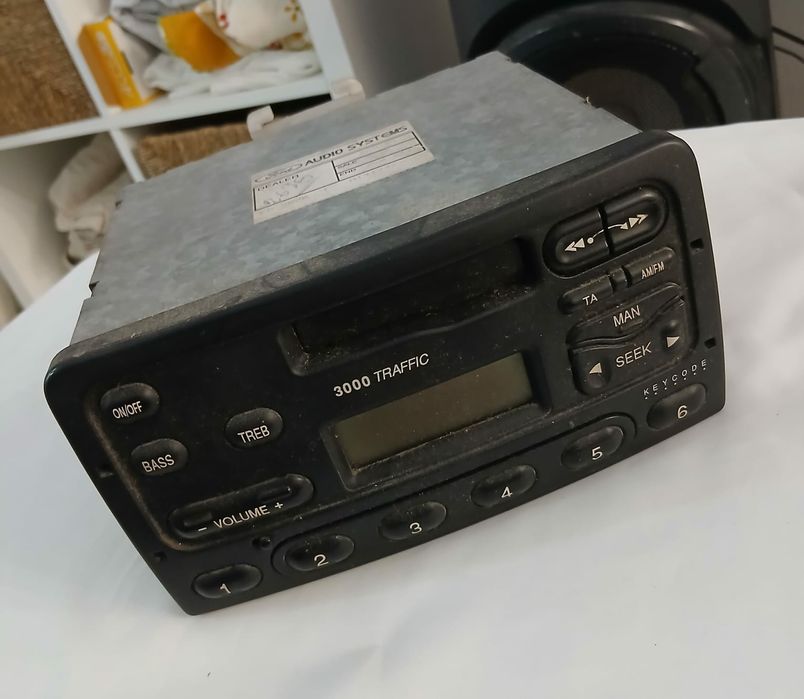 Rádio Antigo de Carro Ford Original Cassete